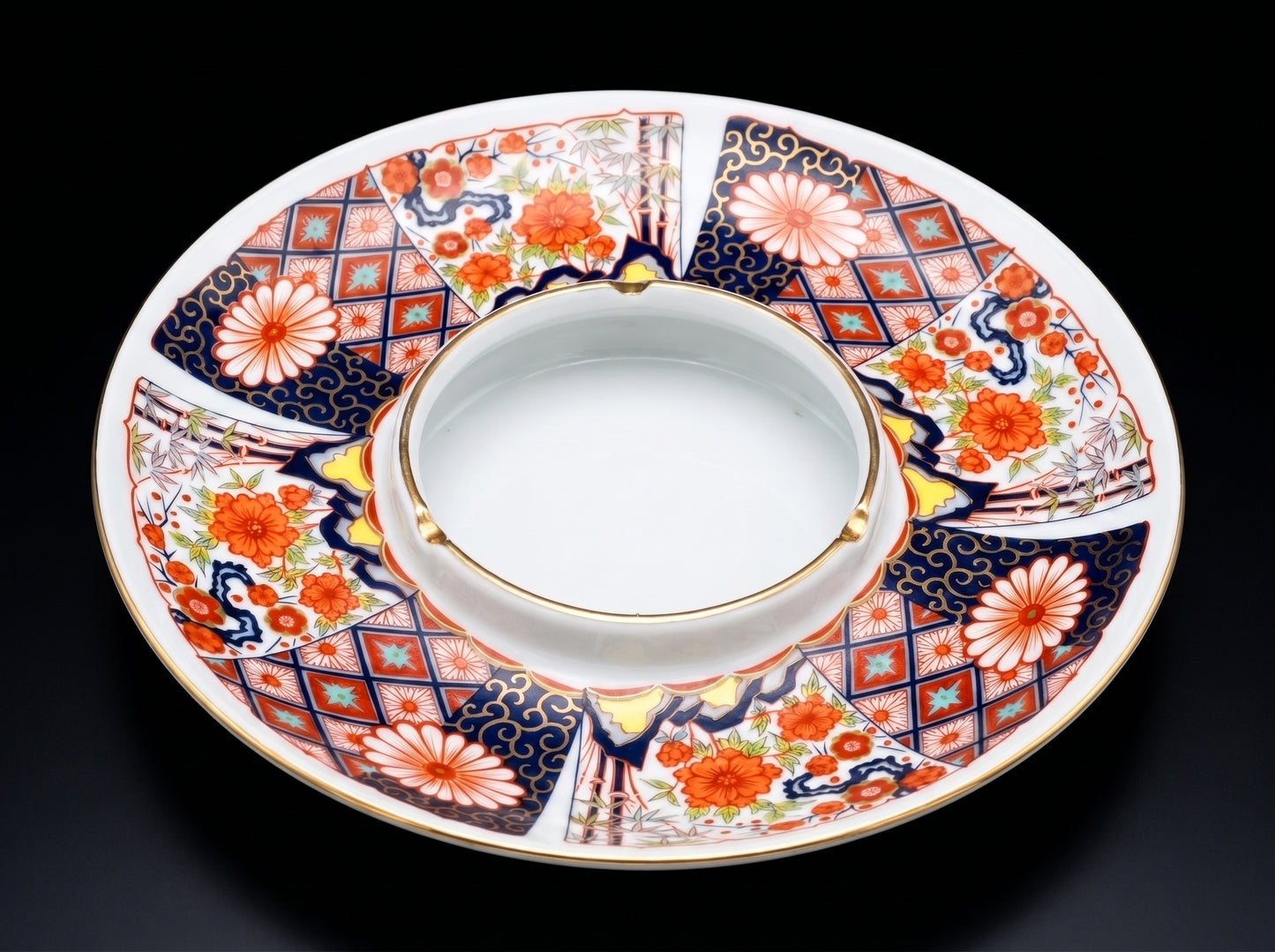 Lacquerware ashtray|Imari|Used